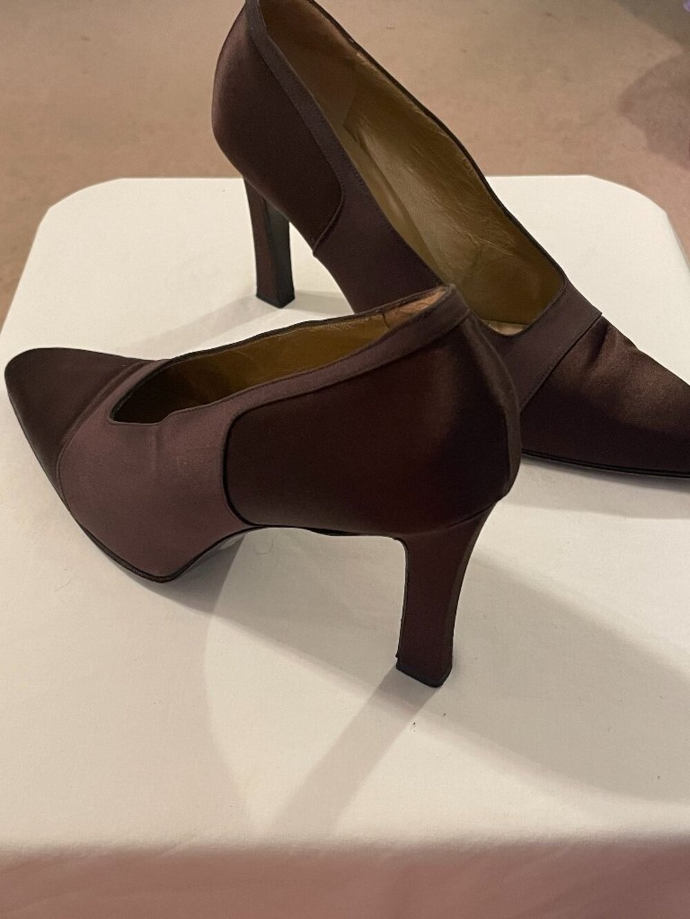 YVES SAINT LAURENT BROWN SHOES